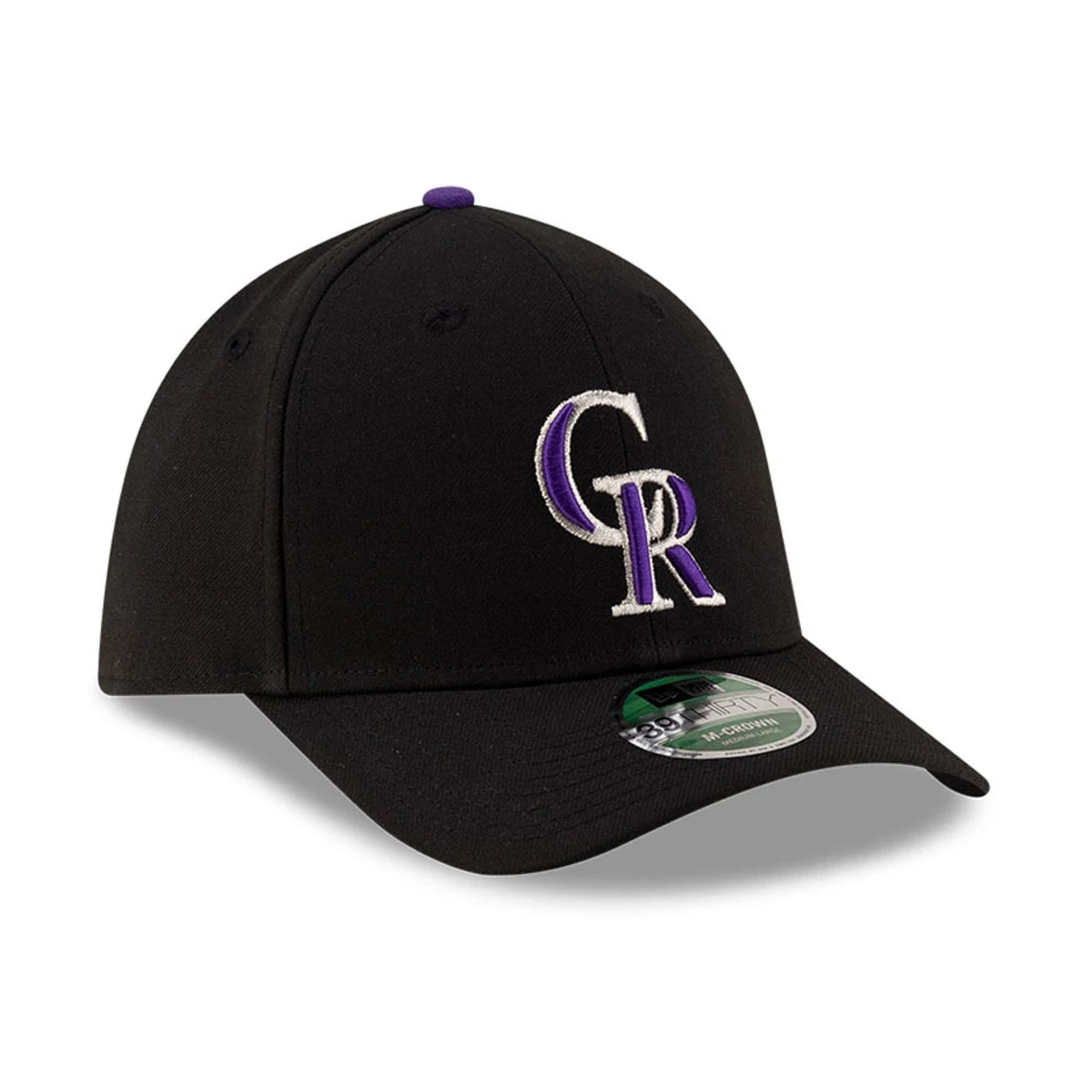 Rockies MLB Player Replica Black 39THIRTY M-Crown Stretch Fit Cap-kentox - Image 3