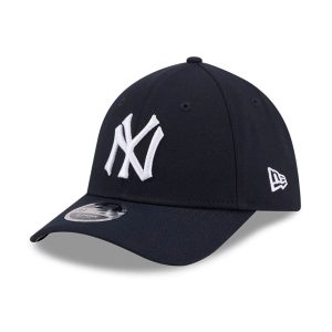 New York Yankees MLB Navy 39THIRTY M-Crown Stretch Fit Cap-kentox