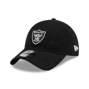 Las Vegas Raiders NFL Merino Wool Black 9TWENTY Adjustable Cap-kentox
