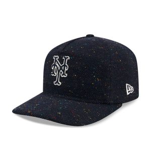 New York Mets MLB Speckled Wool Navy 19TWENTY Adjustable Cap-kentox