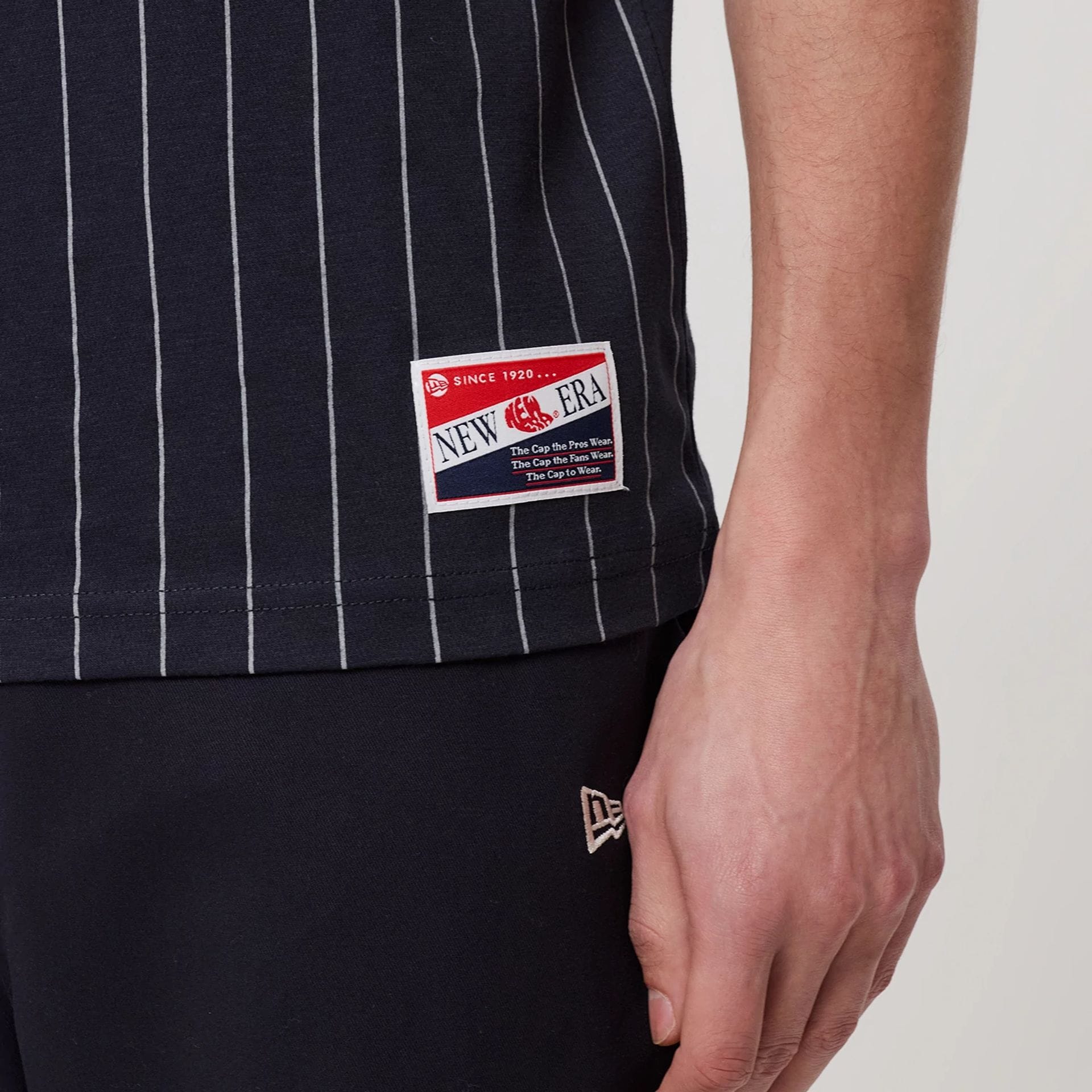 New York Yankees MLB Pinstripe Navy T-Shirt-kentox - Image 4