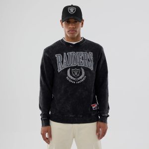 Las Vegas Raiders NFL Black Crew Neck Sweater-kentox