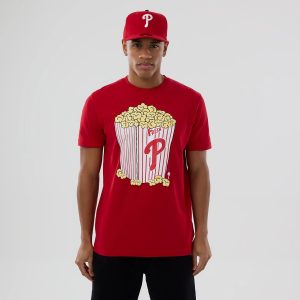 Philadelphia Phillies MLB Popcorn Red T-Shirt-kentox