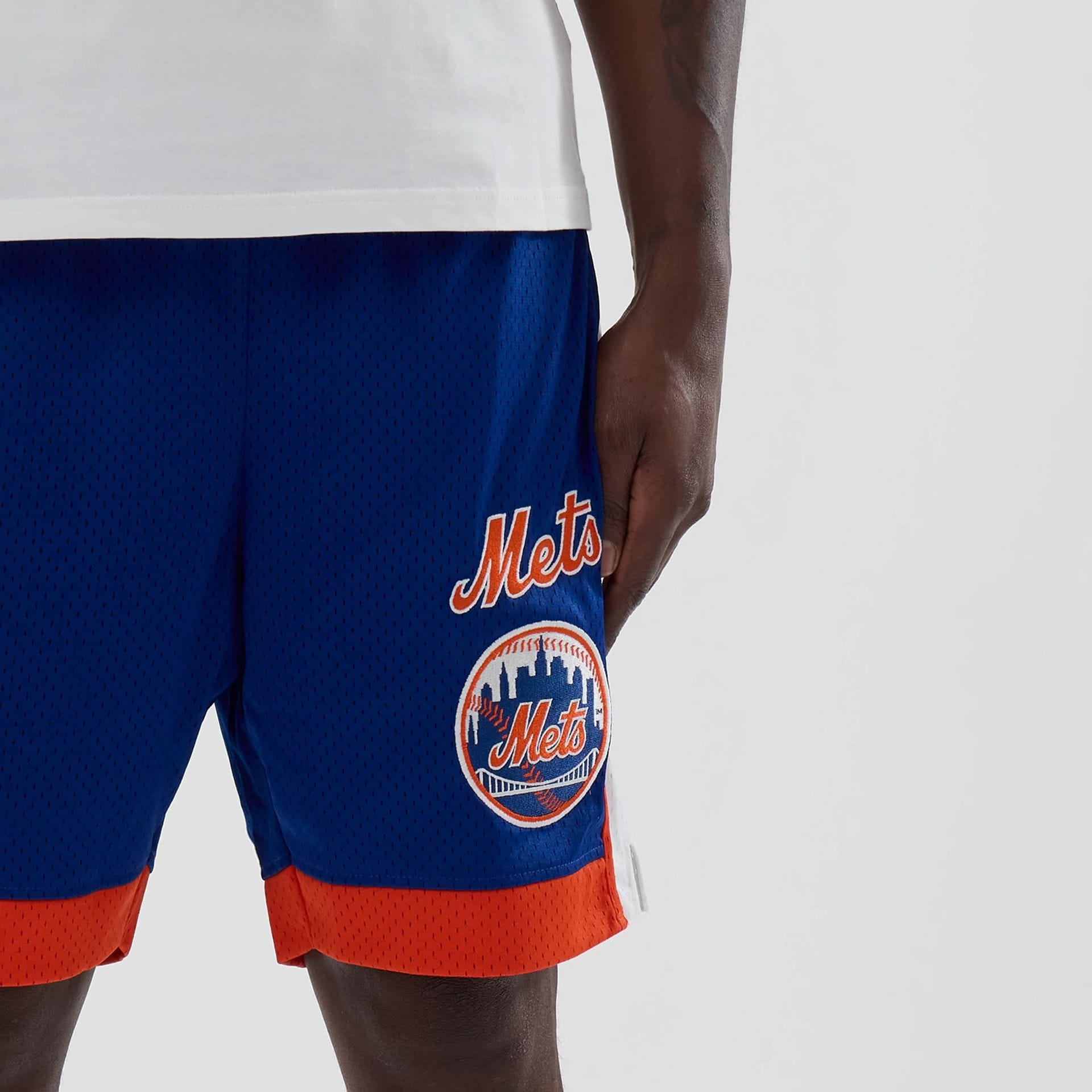 New York Mets MLB Blue Mesh Shorts-kentox - Image 5