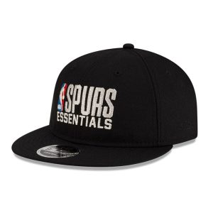 San Antonio Spurs FOG x NBA Black Retro Crown 9FIFTY Adjustable Cap-kentox