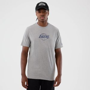 LA Lakers NBA Back To School Grey T-Shirt-kentox