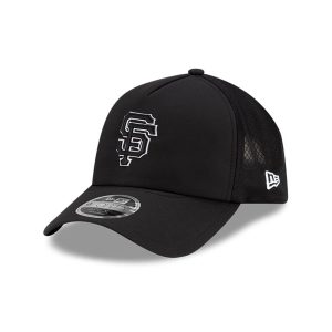 San Francisco Giants MLB Batting Practice 2026 Black 9FORTY Apex Adjustable Cap-kentox