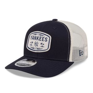 New York Yankees MLB Patch Navy 9SEVENTY Stretch Snap Adjustable Cap-kentox