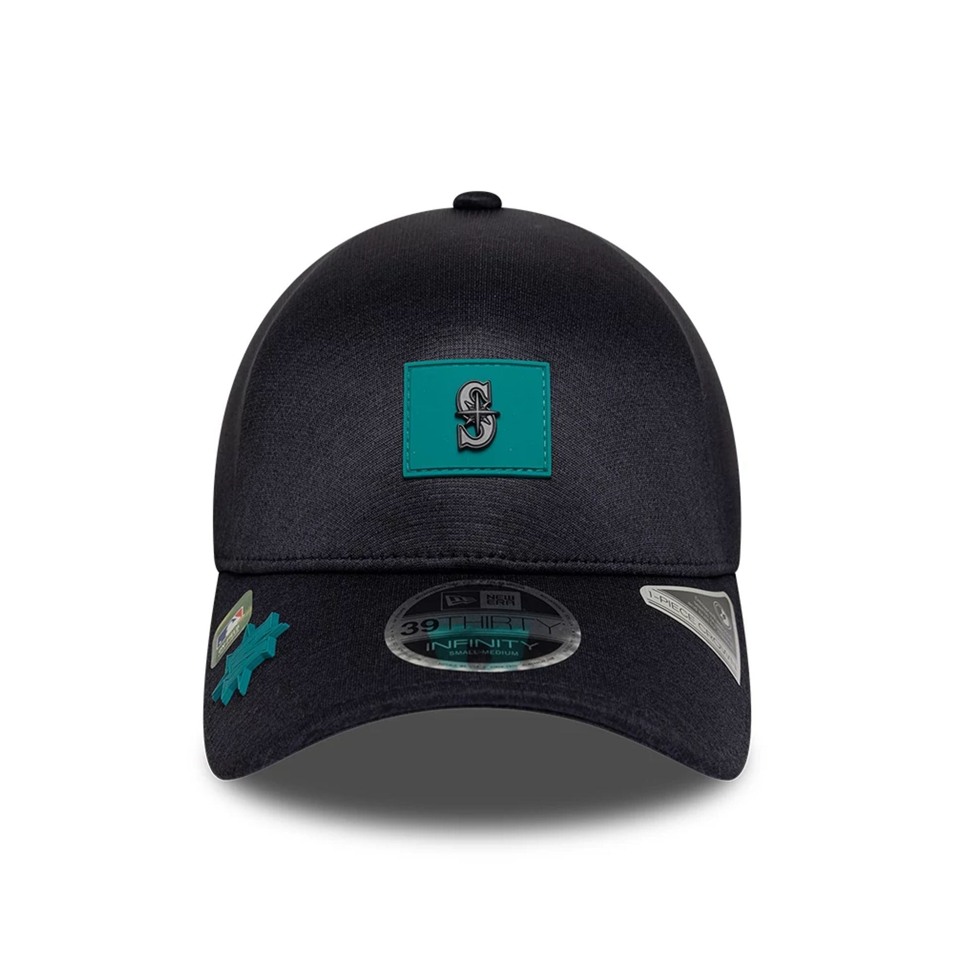 Seattle Mariners MLB Clubhouse Navy 39THIRTY Infinity Stretch Fit Cap-kentox - Image 2