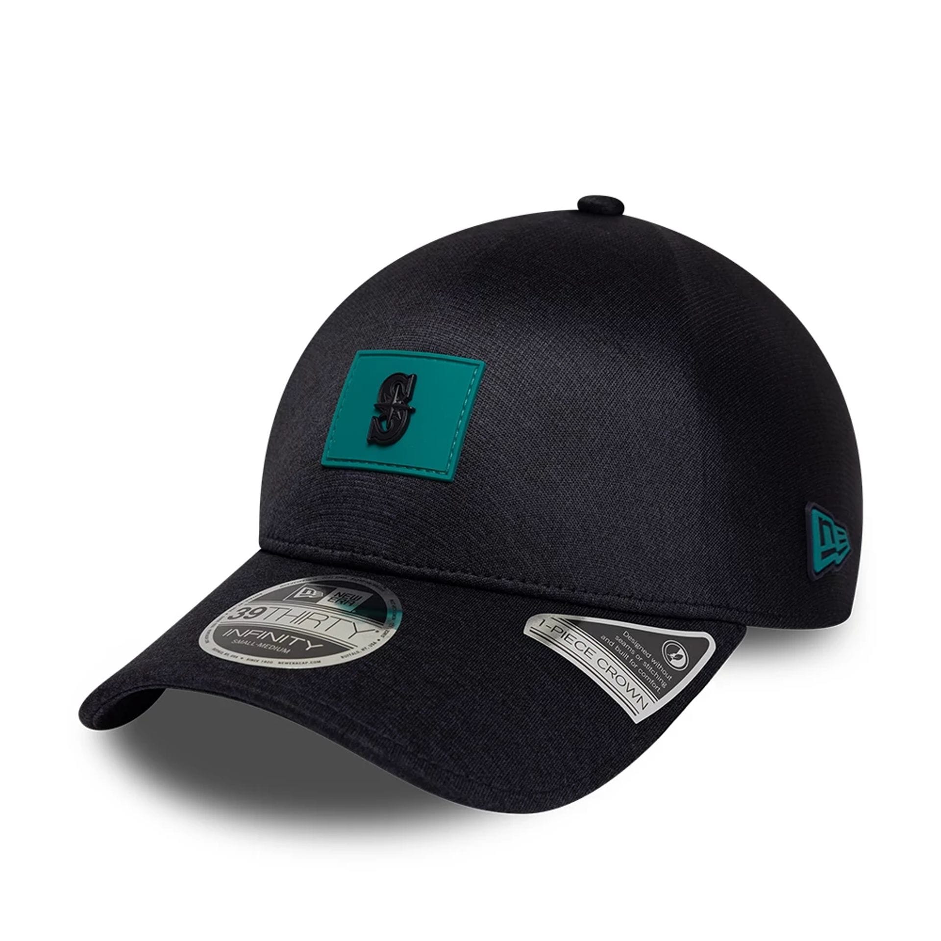Seattle Mariners MLB Clubhouse Navy 39THIRTY Infinity Stretch Fit Cap-kentox - Image 3