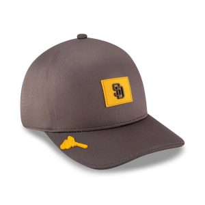 San Diego Padres MLB Clubhouse Dark Brown 39THIRTY Infinity Stretch Fit Cap-kentox