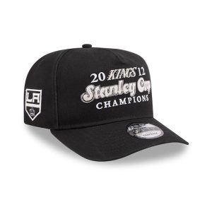 LA Kings NHL Historic Black 9FIFTY A-Frame Snapback Adjustable Cap-kentox