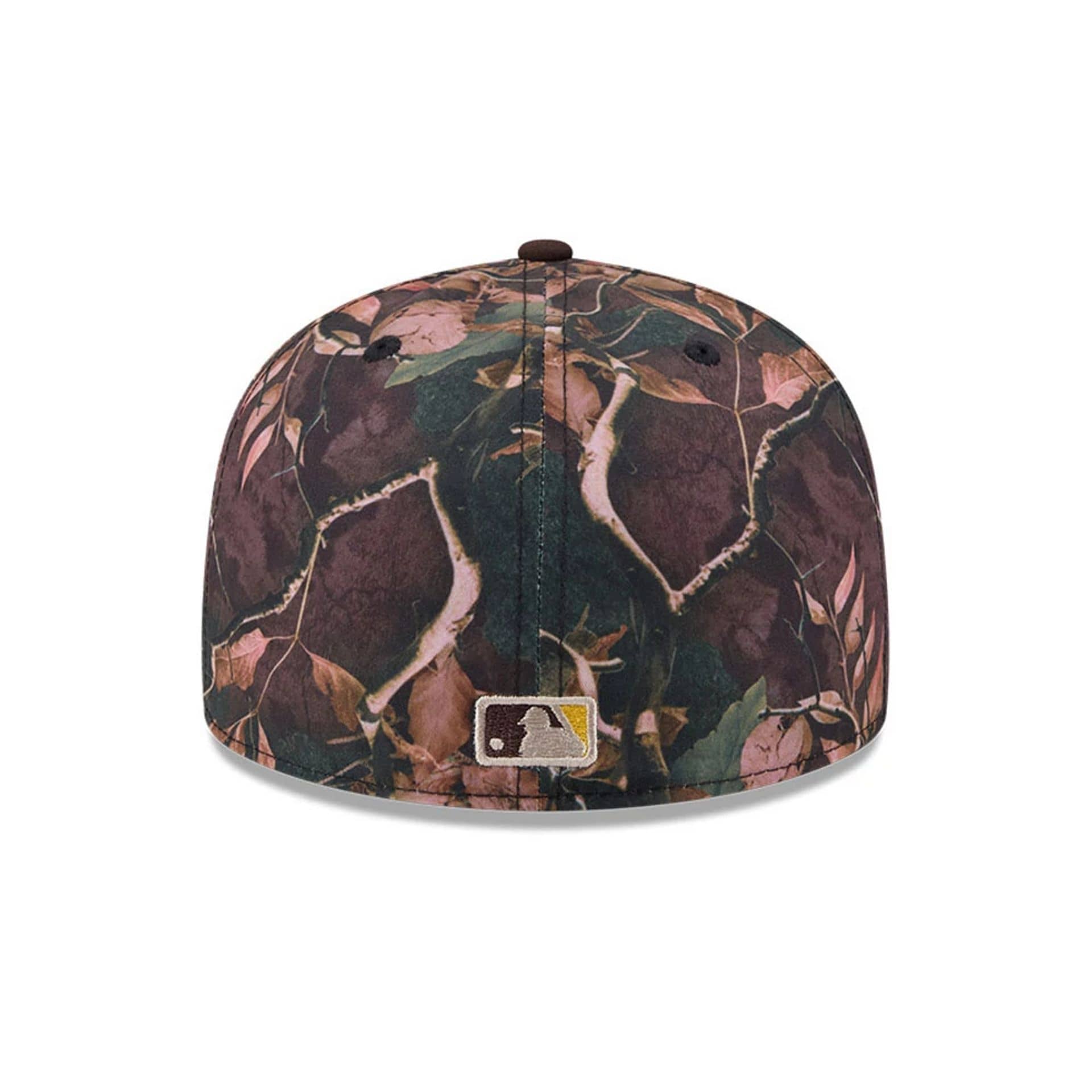 San Diego Padres MLB Leaves Dark Brown 59FIFTY Fitted Cap-kentox - Image 7
