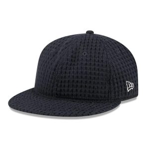 New Era Waffle Knit Navy Retro Crown 9FIFTY Adjustable Cap-kentox