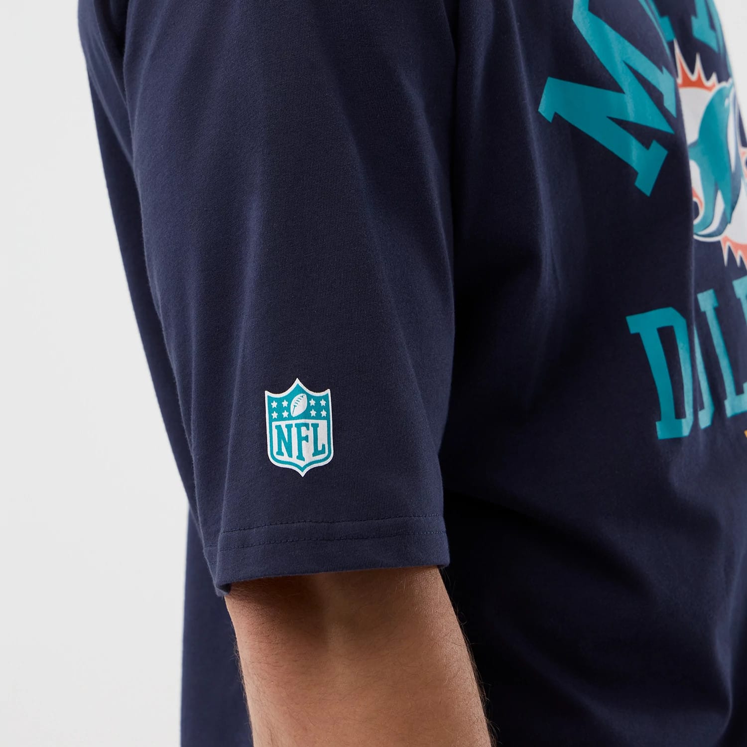 Miami Dolphins NFL International Series Games Navy Oversized T-Shirt-kentox - Image 5