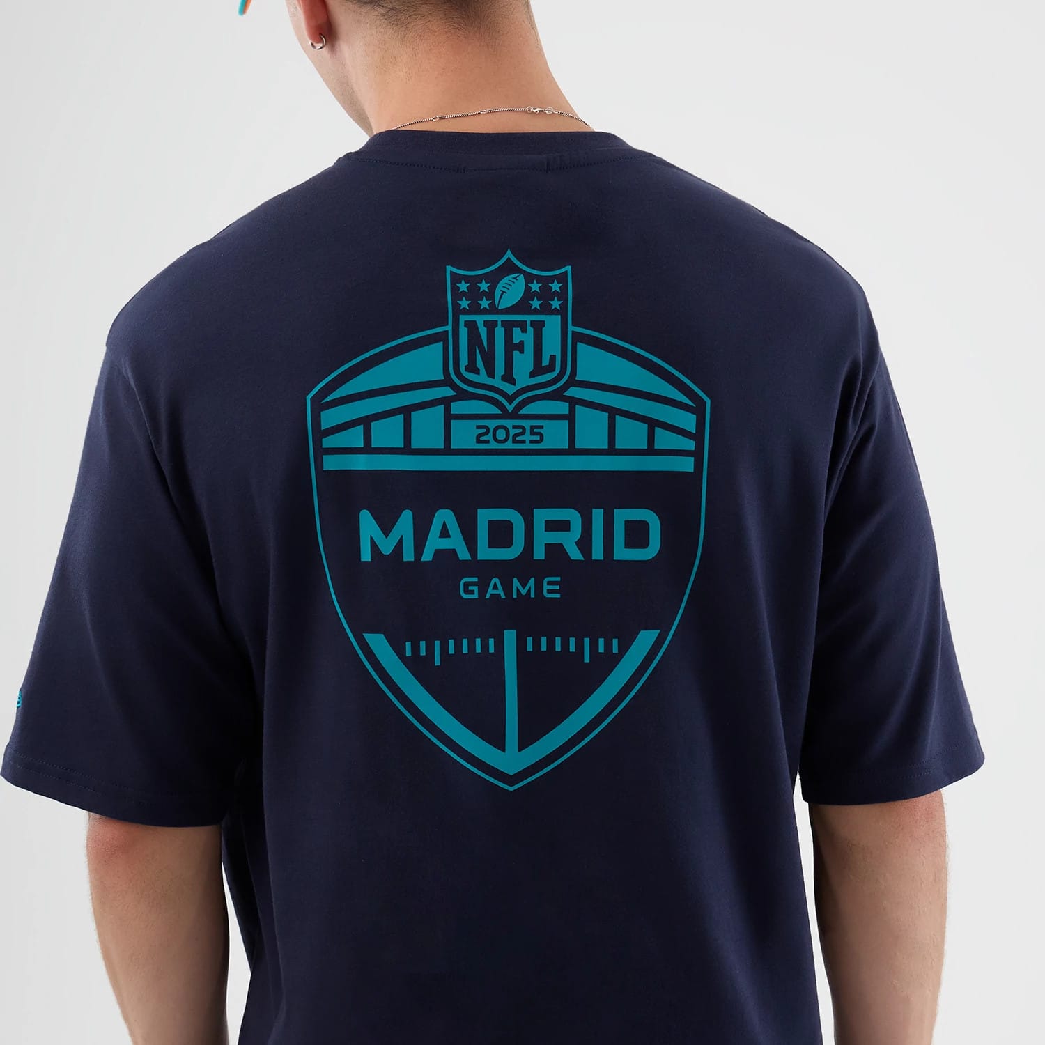 Miami Dolphins NFL International Series Games Navy Oversized T-Shirt-kentox - Image 4