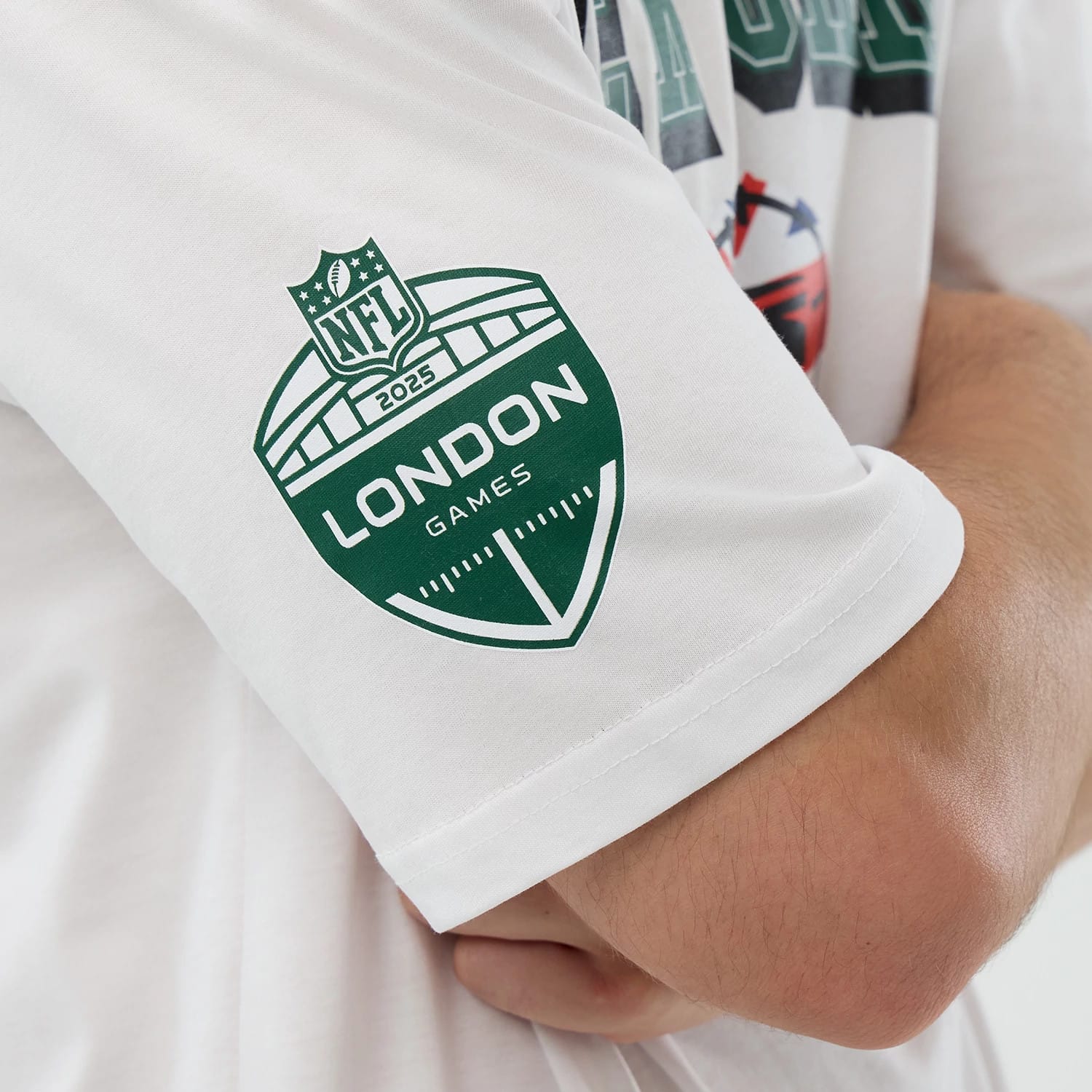 New York Jets NFL International Series Games White Oversized T-Shirt-kentox - Image 4