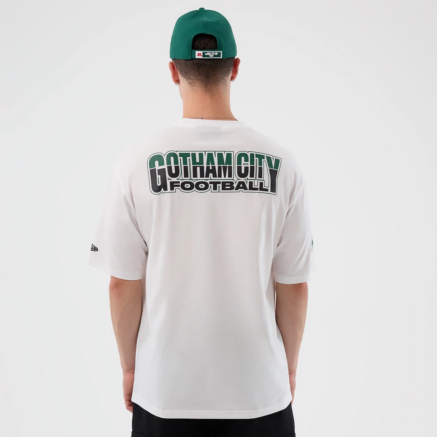 New York Jets NFL International Series Games White Oversized T-Shirt-kentox - Image 2