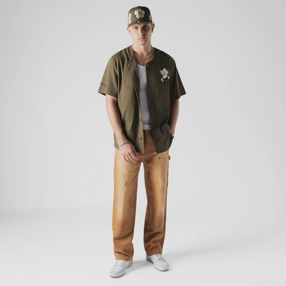 New Era x Rodrigo Roji Flower Green Jersey-kentox - Image 7