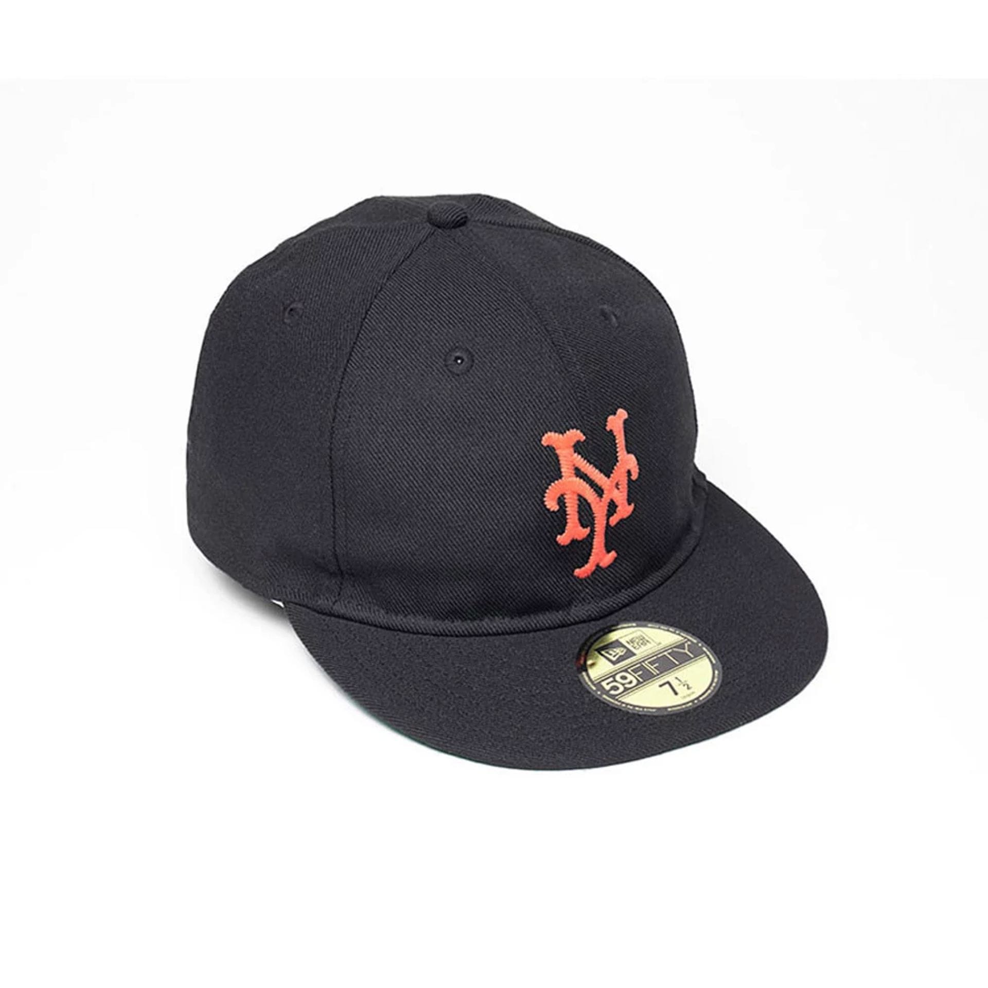 New York Mets MLB Soft Black 59FIFTY Fitted Cap-kentox - Image 4