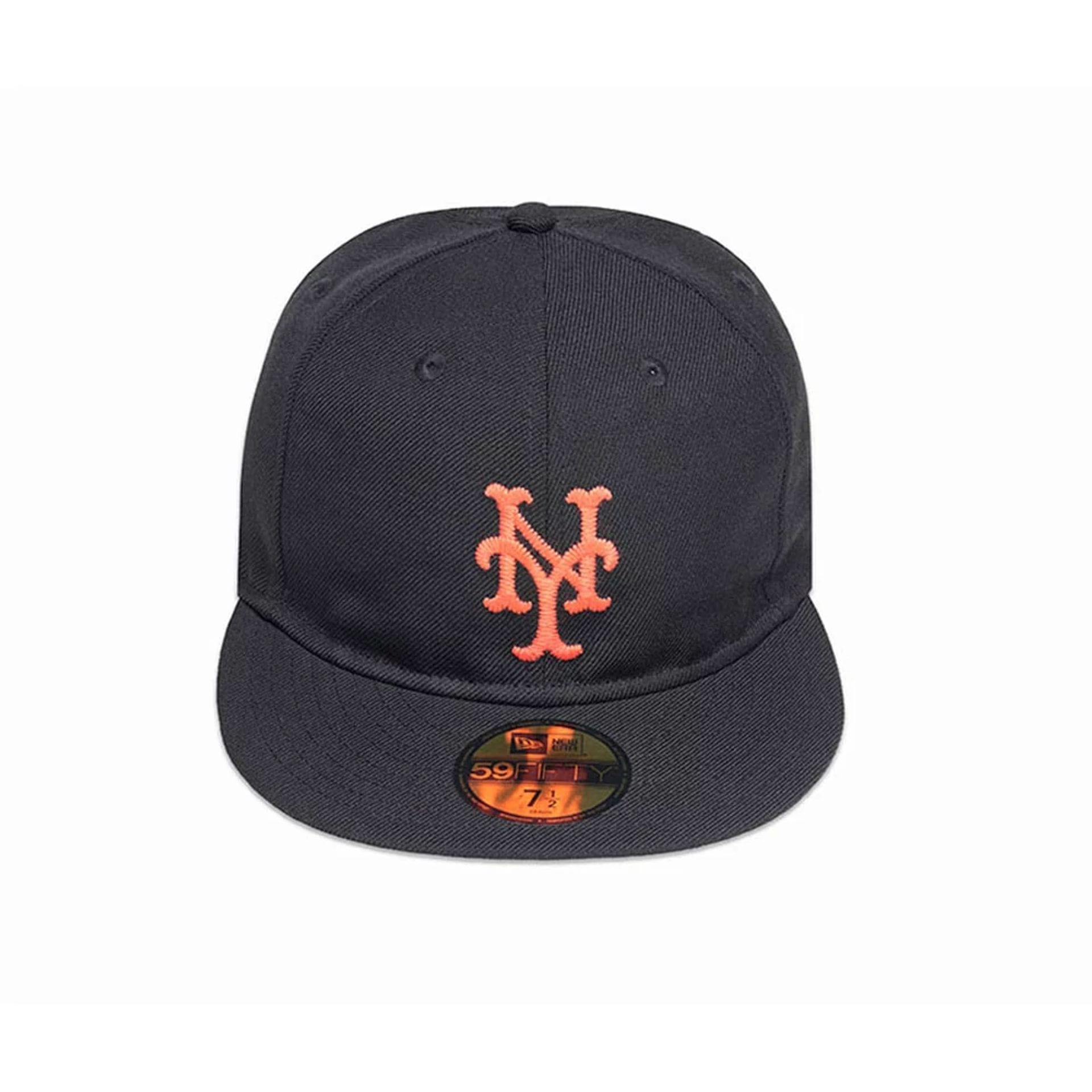 New York Mets MLB Soft Black 59FIFTY Fitted Cap-kentox - Image 3