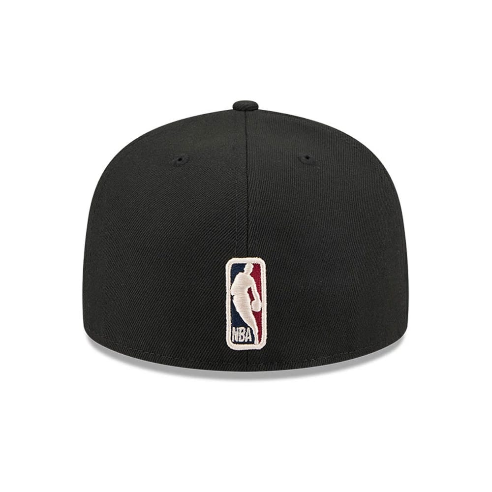 Milwaukee Bucks NBA Hardwood Classic Black 59FIFTY Fitted Cap-kentox - Image 7