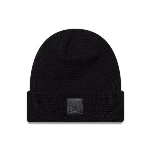 Newcastle United FC Waffle Black Cuff knit Beanie Hat-kentox