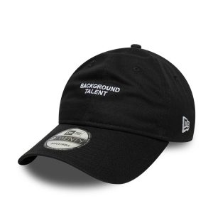 New Era Slogan Background Talent Black 9TWENTY Adjustable Cap-kentox