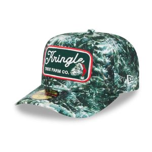 New Era Holiday Essentials Dark Green 59FIFTY A-Frame Fitted Cap-kentox