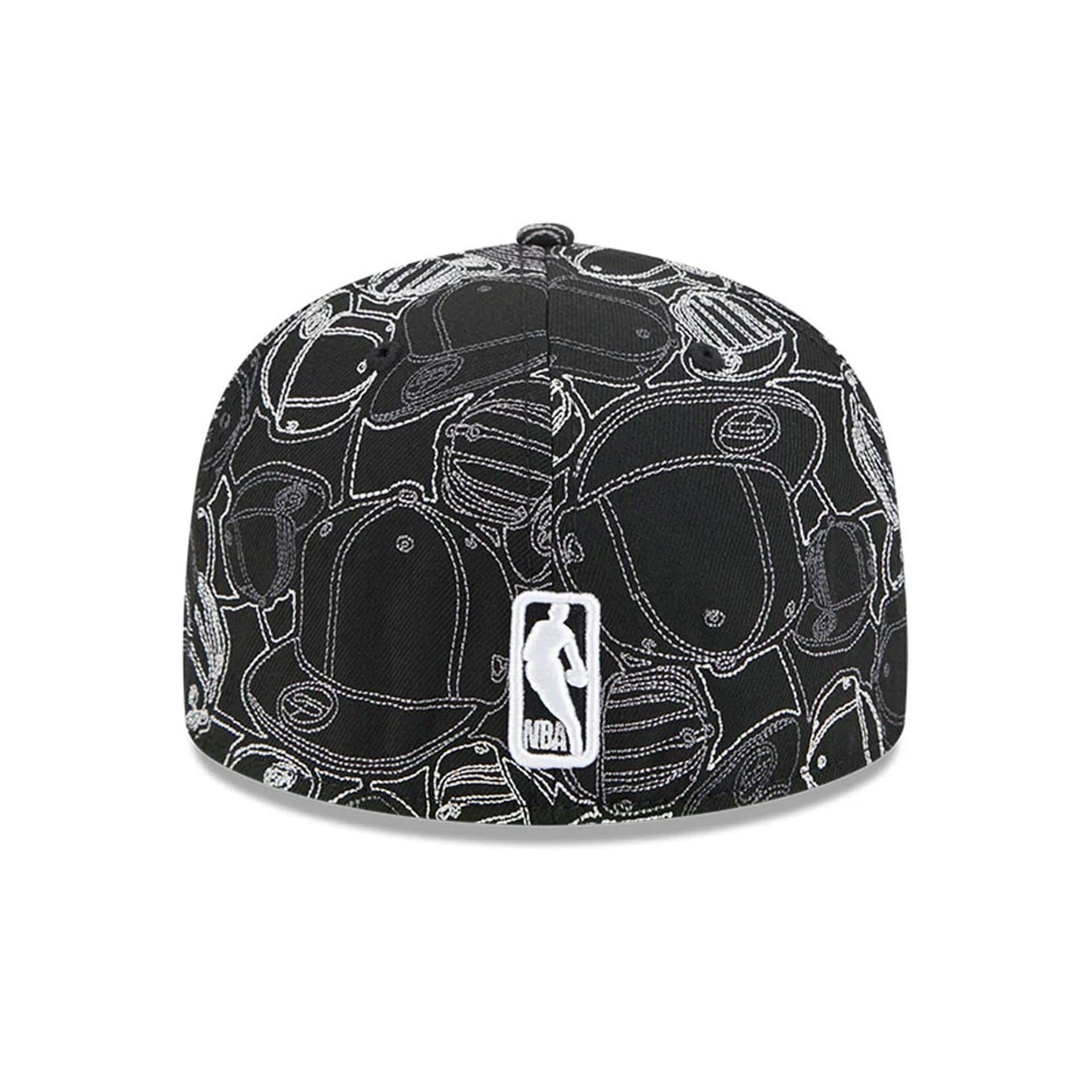 LA Lakers NBA Cap Scramble Black 59FIFTY Fitted Cap-kentox - Image 5