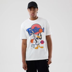 LA Lakers Space Jam 2 X NBA White T-Shirt-kentox