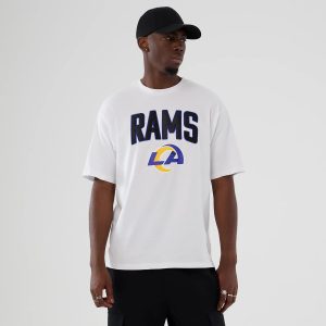LA Rams NFL International Series Games 2025 White Premium T-Shirt-kentox