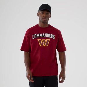 Washington Commanders NFL International Series Games 2025 Dark Red Premium T-Shirt-kentox