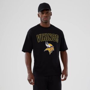 Minnesota Vikings NFL International Series Games 2025 Black Premium T-Shirt-kentox