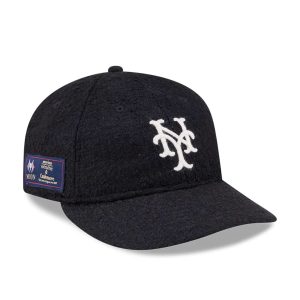 New York Mets MLB X Moon Navy Retro Crown 9FIFTY Adjustable Cap-kentox