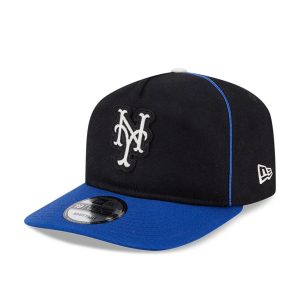 New York Mets MLB Felt Logo Blue 19TWENTY Adjustable Cap-kentox