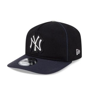 New York Yankees MLB Felt Logo Navy 19TWENTY Adjustable Cap-kentox