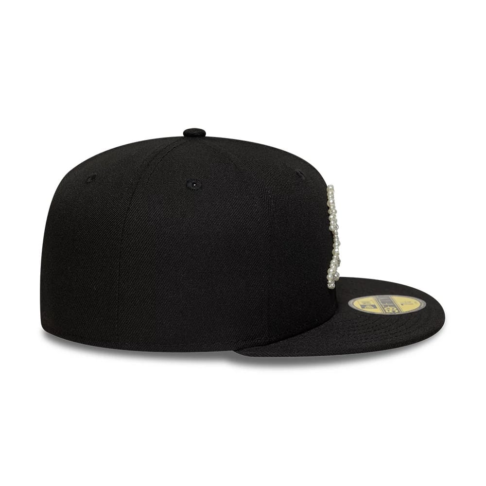 Oakland Athletics MLB Faux Pearl Black 59FIFTY Fitted Cap-kentox - Image 7