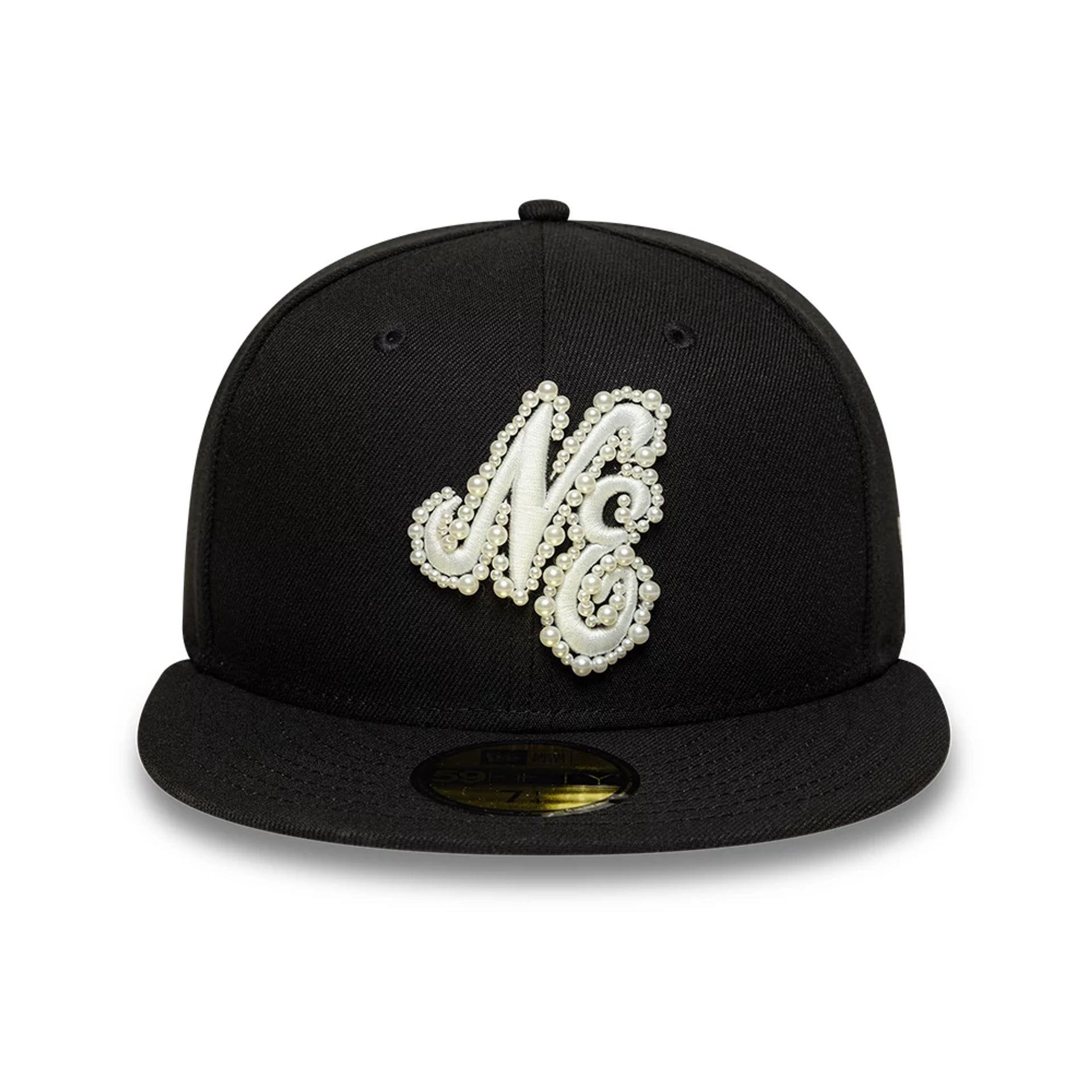 New Era Faux Pearl Black 59FIFTY Fitted Cap-kentox - Image 3