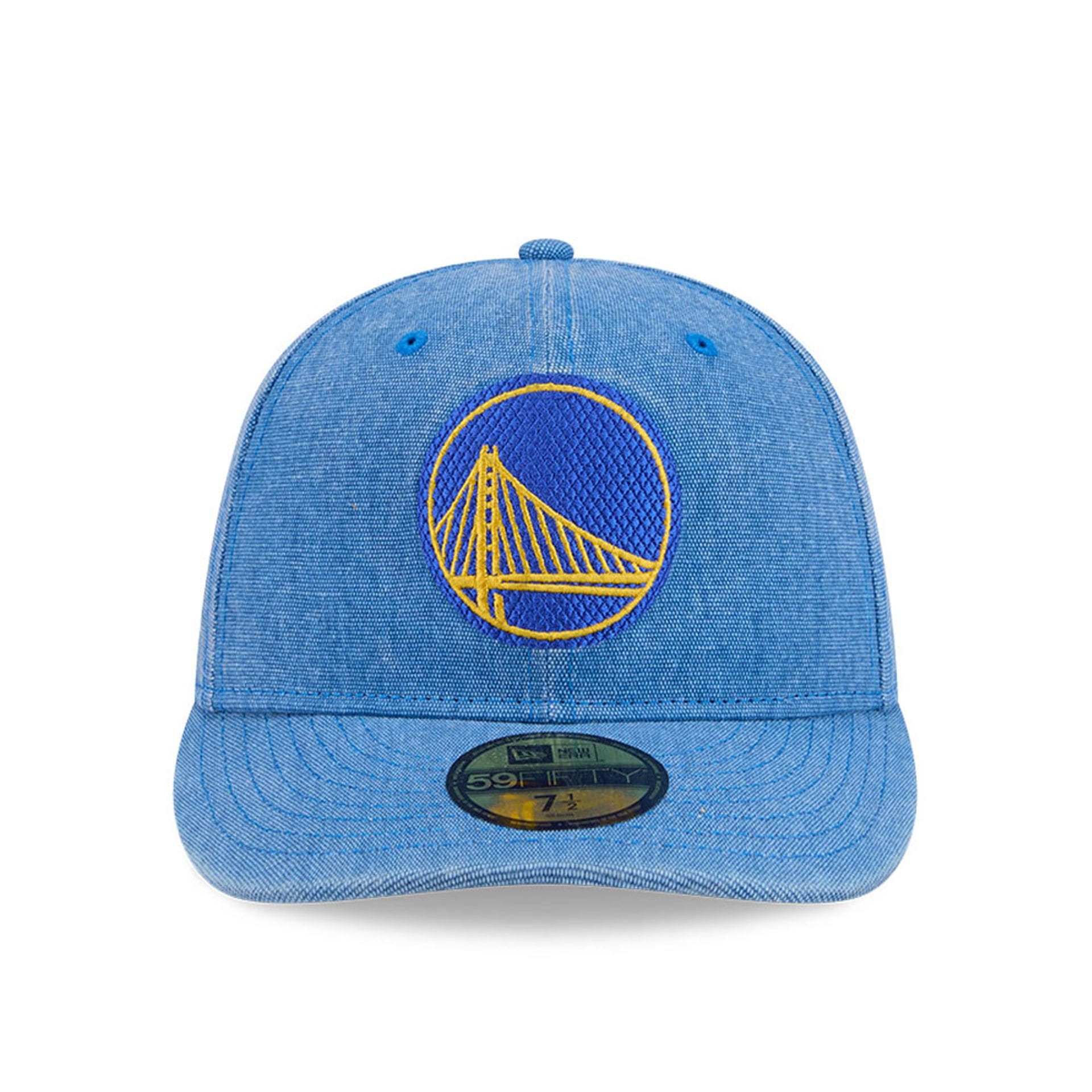 Warriors NBA Hardwood Classic Blue 59FIFTY Fitted Cap-kentox - Image 3