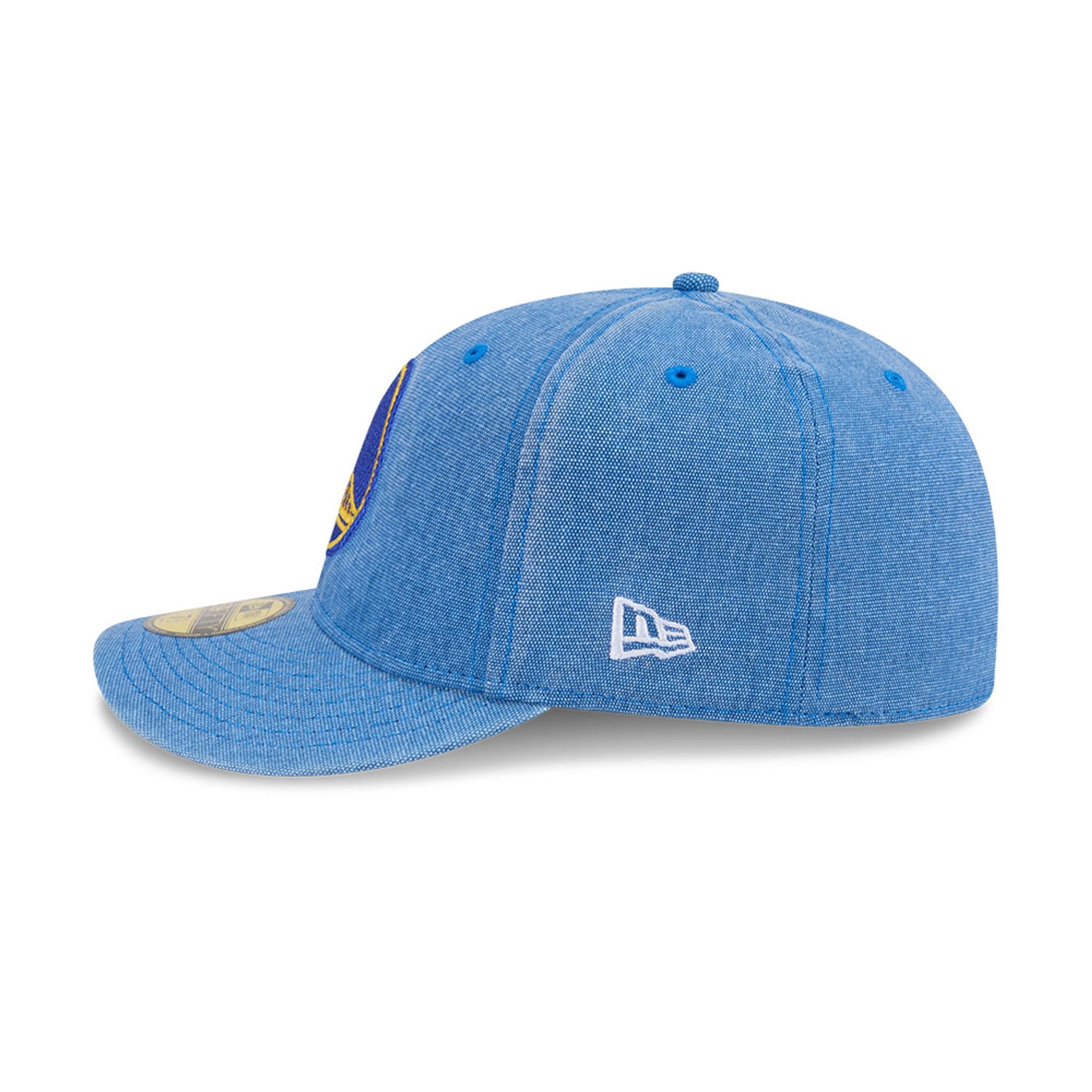 Warriors NBA Hardwood Classic Blue 59FIFTY Fitted Cap-kentox - Image 6