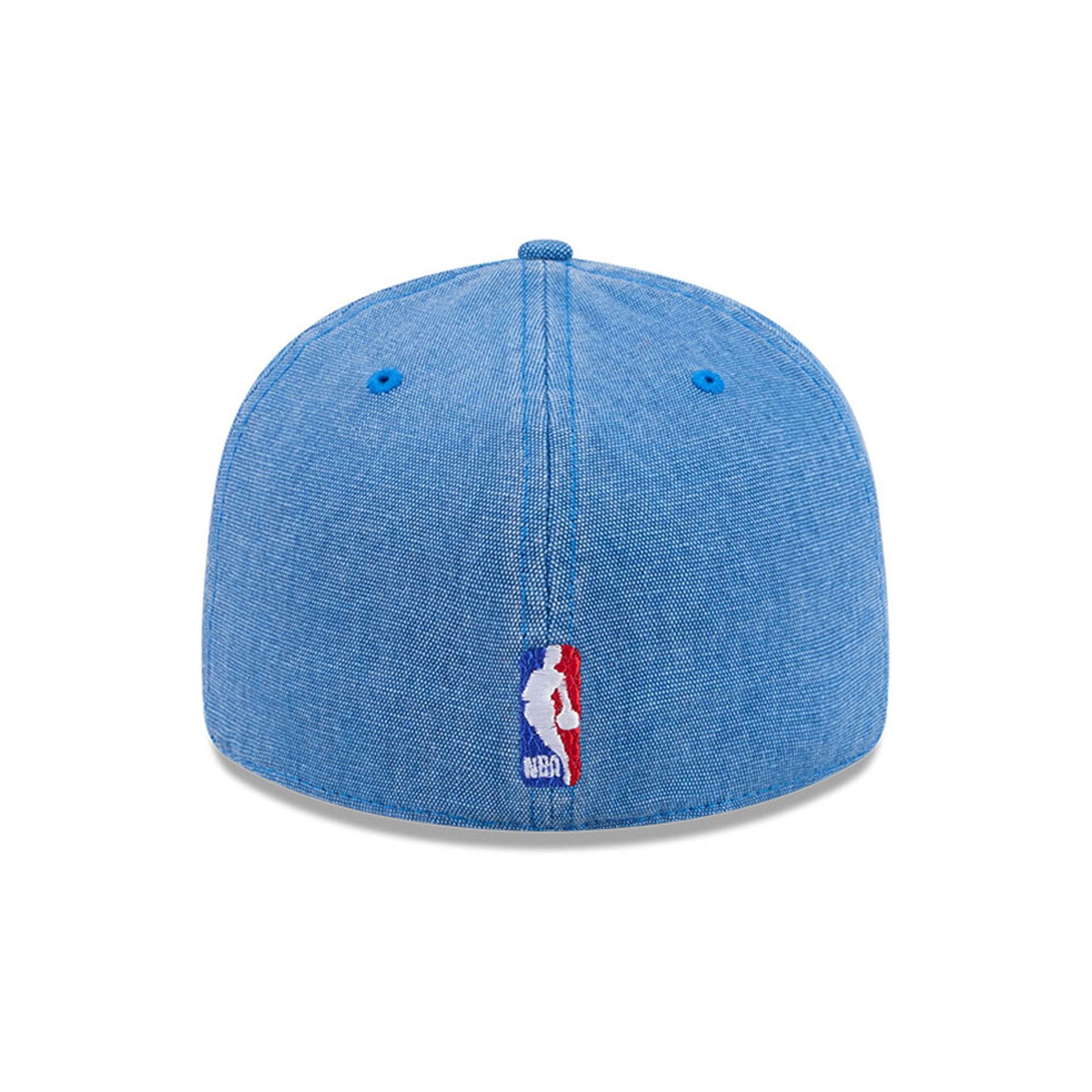 Warriors NBA Hardwood Classic Blue 59FIFTY Fitted Cap-kentox - Image 7