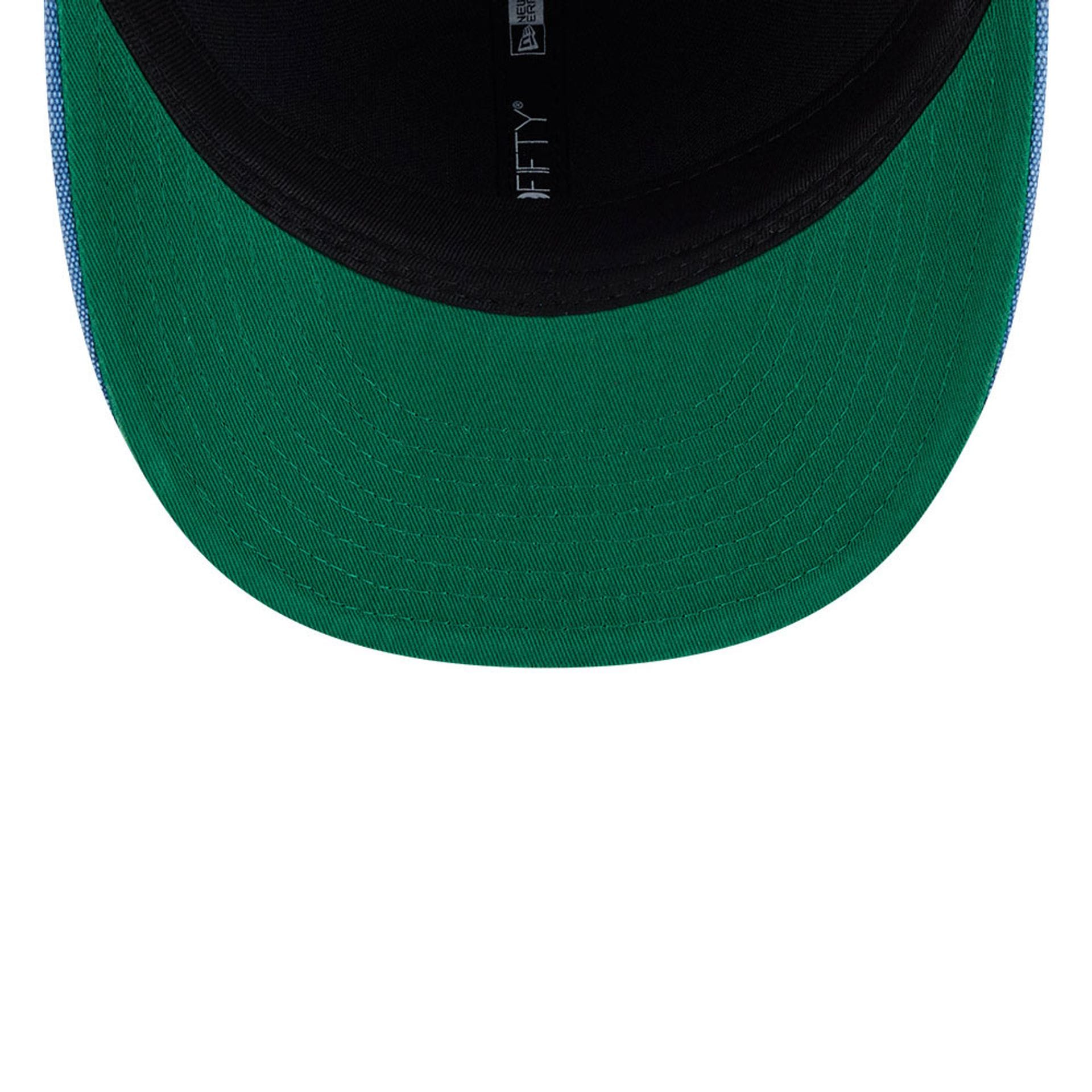Warriors NBA Hardwood Classic Blue 59FIFTY Fitted Cap-kentox - Image 2