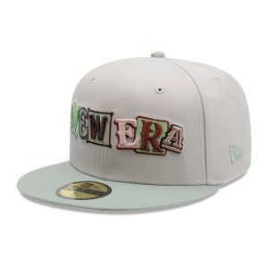 New Era DIY Note Light Beige 59FIFTY Fitted Cap-kentox
