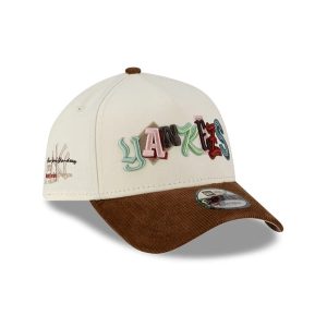 New York Yankees MLB DIY Note Cream 9FORTY A-Frame Cap-kentox