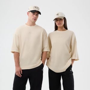 New Era Waffle Light Beige T-Shirt-kentox