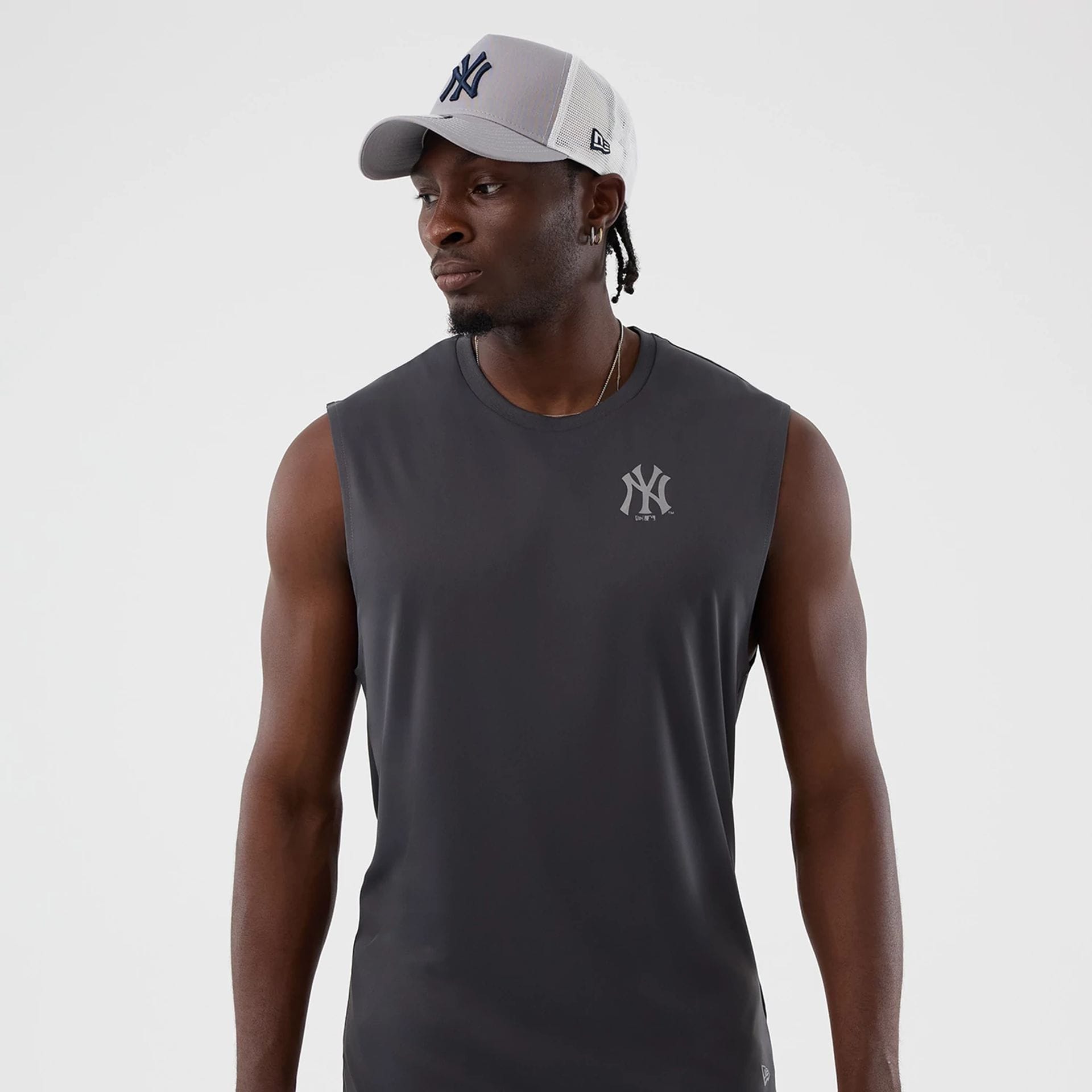 New York Yankees MLB Core Plus Dark Grey Vest-kentox - Image 3
