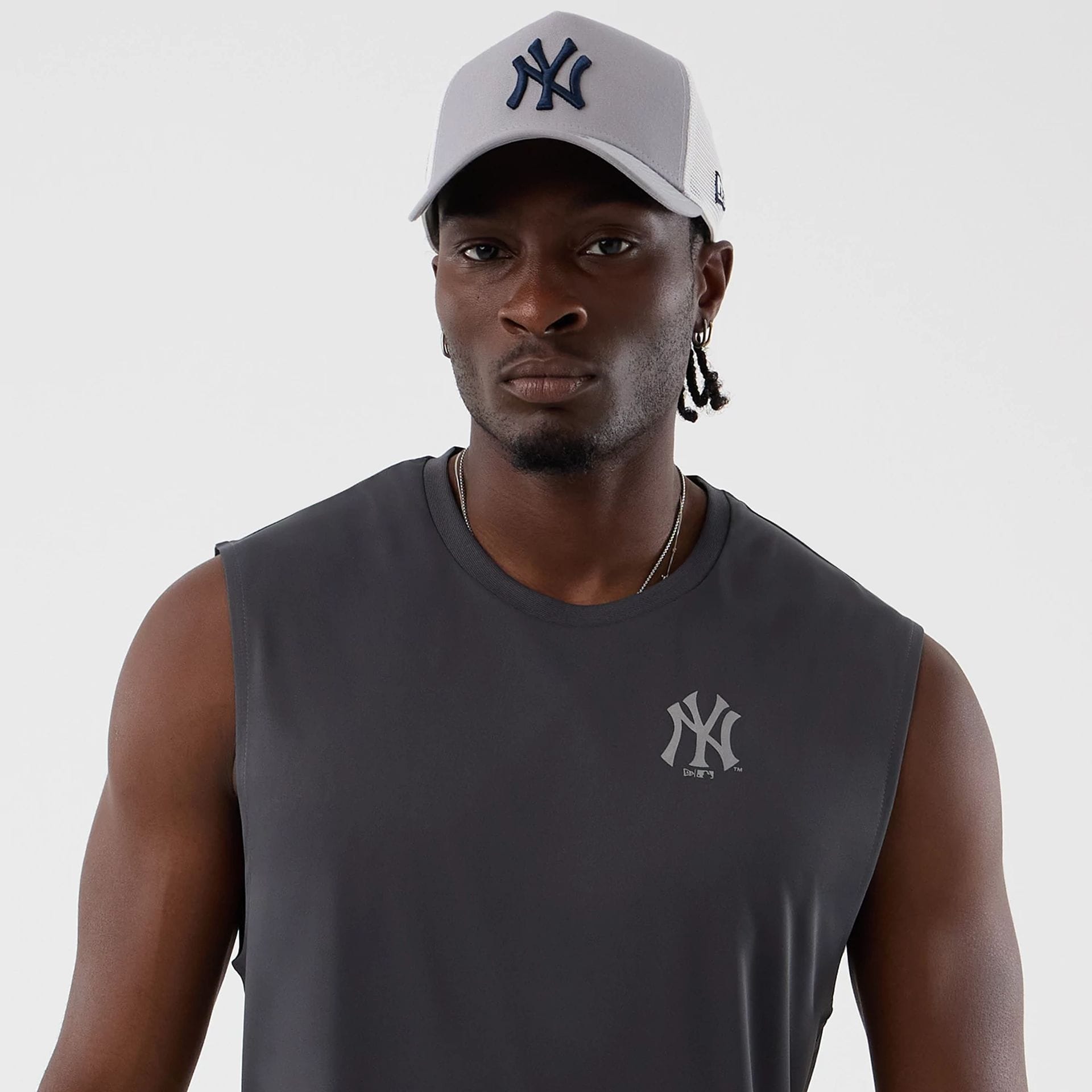 New York Yankees MLB Core Plus Dark Grey Vest-kentox - Image 5