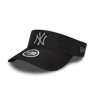 New York Yankees Womens MLB Sport Black Visor Cap-kentox