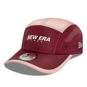 New Era Colour Block Dark Red Runner Adjustable Cap-kentox